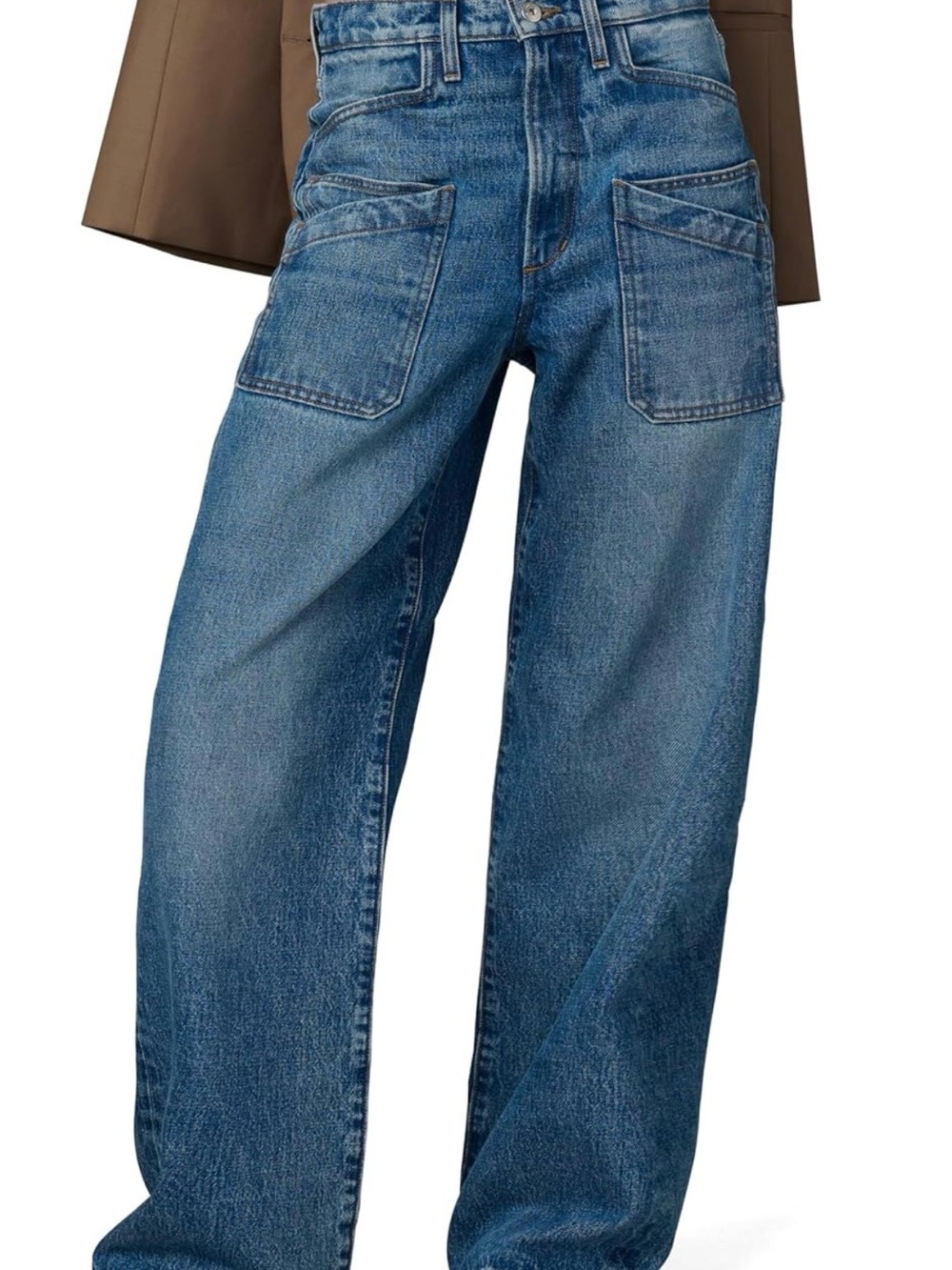 EUC sz26 Joe's Jeans The Harlowe High Rise Wide leg in Glorious 100% cotton - Picture 2 of 15